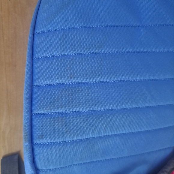 Adidas Pink & Blue Striped Backpack - Picture 8 of 9